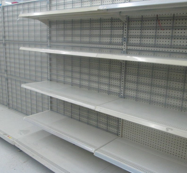The store is open but where is all the stock??