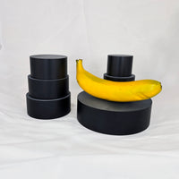 Round Resin Display Plinths - 45mm Tall