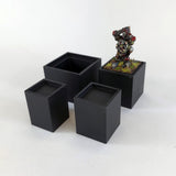 Square Resin Base Insert Display Plinths - 45mm Tall
