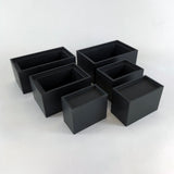 Rectangular Resin Base Insert Display Plinths - 45mm Tall