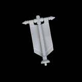 armiger banner pole viewed from the reverse
