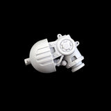destrier shoulder joint assembled and viewed from one side