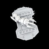 alt="chaos armiger breach shield with talon arm attached"