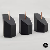 Hex Bust Resin Display Plinths - 40 degree slant