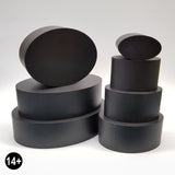 Oval Resin Display Plinths - 45mm tall