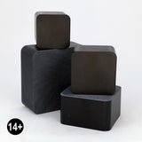 Rounded Square Resin Display Plinths - 35mm Tall