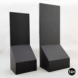 Sloped Backdrop Resin Display Plinths