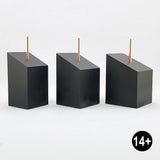 Square Bust Resin Display Plinths - 25 degree slant