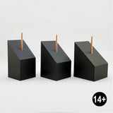 Square Bust Resin Display Plinths - 40 degree slant