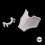 imperial knight arm guard plate shown in two parts against a black background