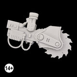 imperial knight buzzsaw arm assembled