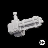 Pintle mounted gatling gun assembled right hand view