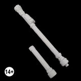 knurled weapon handles two parts unassembled