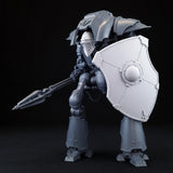 alt="Cerastus knightly head on lancer with our resin shield"