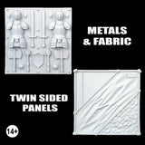 Painting Practice Panel - Metals & Fabrics