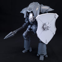 alt="Admech Style Mechanical Cerastus knight head on knight lancer"