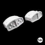 Imperial knight missile pods assembled front view