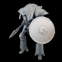 alt="Imperial knight cerastus lancer with round shield with void boss"