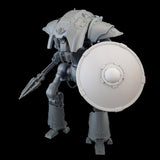 alt="Imperial knight cerastus lancer with round shield with plain boss"