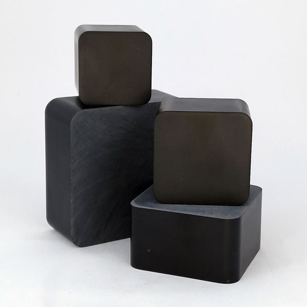 Rounded Square Resin Display Plinths - 35mm Tall