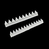 alt="short square resin spikes"