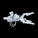 alt="armiger flat claw assembled, jaws open side view"