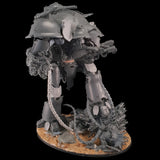 alt="scenic resin chain length modelled on an imperial knight valiant"