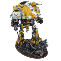 alt="imperial hawkshroud knight valiant shown in an aerial view and you can see the chain looping on the ground at its feet"
