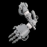 alt="imperial knight arm extension joints shown in use on a gauntlet arm"