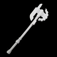alt="Armiger adeptus mechanicus style omnissian axe"