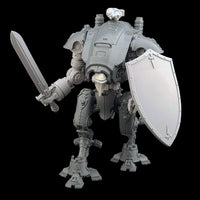 alt="armiger heater shield assembled on armiger with sword"