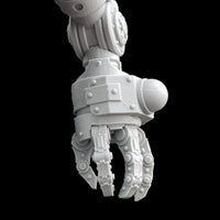 alt="shield fitting on armiger fist"