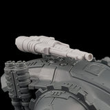 alt="plain pintle mounted gun shown mounted on an armiger carapace"