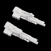 alt="the undersides of both alternative pintle guns shown side by side on a black background"