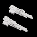 alt="the undersides of both alternative pintle guns shown side by side on a black background"