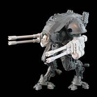 alt="armiger wardog assembled with left and right twin autocannons without gun shields"