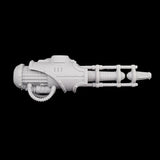 alt="armiger convergence beam cannon fully assembled against black background right side view"
