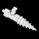 alt="imperial knight mining drill head assembled on claw base arm"