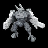 alt="tau crisis battlesuit alternative arms assembled on a games workshop t'au crisis battlesuit with added weapon options."