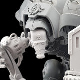 alt="Death knight of Krieg replacement imperial knight head mounted on a knight"