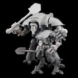alt="Death knight of krieg with his little brother the trench armiger of krieg"