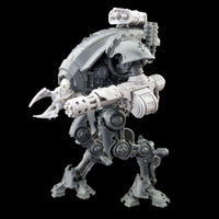 alt="Armiger Wardog Avenger Chain Cannon shown on a wardog model with talon and missile pod side view"