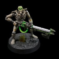 alt="Gauss power rod shown on necron warrior"
