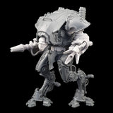 alt="graviton pulsars assembled on imperial knight armiger with skull head"