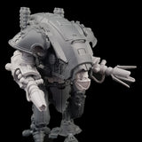 alt="graviton pulsars assembled on imperial knight armiger, also pictured with masked skull head"