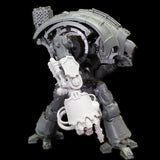 alt="imperial knight melee gauntlet on imperial knight, posed so it is pointing at the floor"