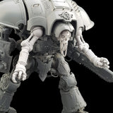 alt="imperial knight genestealer cult mining helping hands assembled on knight with skull head"