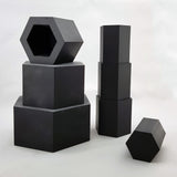 Hex Resin Display Plinths - 50mm Tall