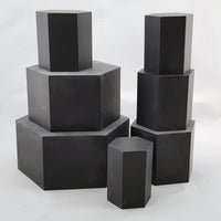 Hex Resin Display Plinths - 50mm Tall