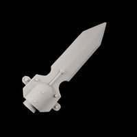 alt="imperial knight combat arm weapon head short blade"